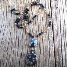 Load image into Gallery viewer, Fashion Bohemian Jewelry Natural Stones With Semi Precious Links