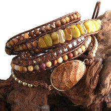 Load image into Gallery viewer, Fashion Handma Bohemian Jewelry Boho Bracelet Mixed Natural Stones