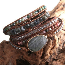 Load image into Gallery viewer, Fashion Handma Bohemian Jewelry Boho Bracelet Mixed Natural Stones