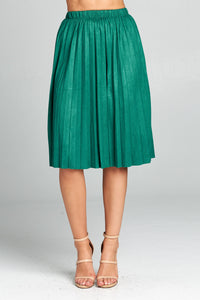 CINCHED MID LENGTH SKIRT