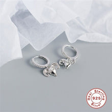 Load image into Gallery viewer, Sterling Silver Sheep Head Diamond Earrings Exquisite - Sophornlilly