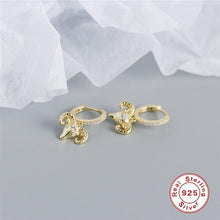 Load image into Gallery viewer, Sterling Silver Sheep Head Diamond Earrings Exquisite - Sophornlilly