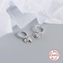 Load image into Gallery viewer, Sterling Silver Sheep Head Diamond Earrings Exquisite - Sophornlilly