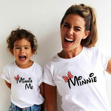 Load image into Gallery viewer, Rainbow Mother Daughter T shirts Summer Family Matching Outfits Mom