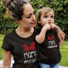 Load image into Gallery viewer, Rainbow Mother Daughter T shirts Summer Family Matching Outfits Mom