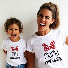 Load image into Gallery viewer, Rainbow Mother Daughter T shirts Summer Family Matching Outfits Mom
