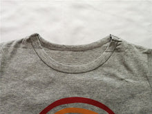 Load image into Gallery viewer, Rainbow Mother Daughter T shirts Summer Family Matching Outfits Mom