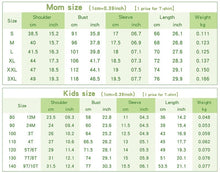 Load image into Gallery viewer, Rainbow Mother Daughter T shirts Summer Family Matching Outfits Mom