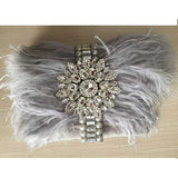 Real Fur Handmade Beaded Messenger Bag Fashion Evening Bag Women