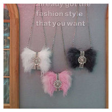 Load image into Gallery viewer, Real Fur Handmade Beaded Messenger Bag Fashion Evening Bag Women
