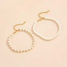 Load image into Gallery viewer, Real Natural Freshwater Pearl Anklet Fashion Lady Elasticity Chain