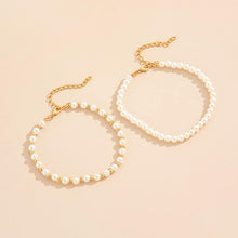 Load image into Gallery viewer, Real Natural Freshwater Pearl Anklet Fashion Lady Elasticity Chain