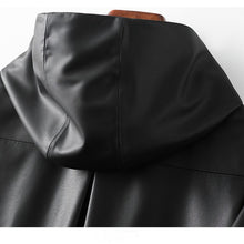 Load image into Gallery viewer, Sheepskin Leather Hooded Coats Jackets Female Women's Genuine