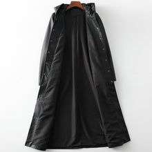 Load image into Gallery viewer, Sheepskin Leather Hooded Coats Jackets Female Women's Genuine