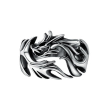 Load image into Gallery viewer, Real Silver Personalized Hollow Dragon Open Ring Men Women S925
