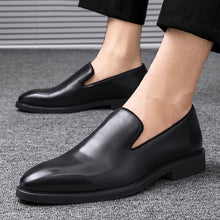 Load image into Gallery viewer, New Loafers Men Shoes Pu Solid Color Fashion Business Casual