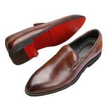 Load image into Gallery viewer, New Loafers Men Shoes Pu Solid Color Fashion Business Casual
