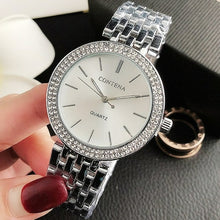 Load image into Gallery viewer, New Crystal Diamond Watch Luxury Silver Women Watches - Sophornlilly