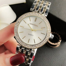 Load image into Gallery viewer, New Crystal Diamond Watch Luxury Silver Women Watches - Sophornlilly