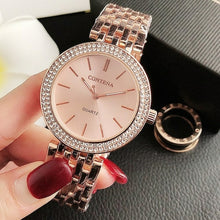 Load image into Gallery viewer, New Crystal Diamond Watch Luxury Silver Women Watches - Sophornlilly