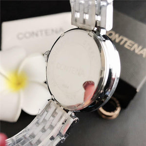 New Crystal Diamond Watch Luxury Silver Women Watches - Sophornlilly