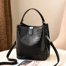 Load image into Gallery viewer, Retro Alligator Bucket Bags Women Crocodile Pattern Handbag Capacity