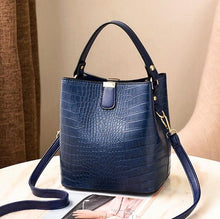 Load image into Gallery viewer, Retro Alligator Bucket Bags Women Crocodile Pattern Handbag Capacity