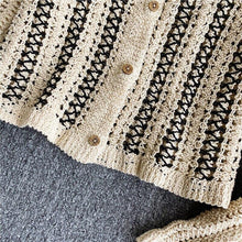 Load image into Gallery viewer, Retro Knitted Cardigan Women's Spring and Autumn New Korean Style - Sophornlilly