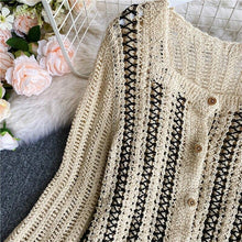 Load image into Gallery viewer, Retro Knitted Cardigan Women's Spring and Autumn New Korean Style - Sophornlilly