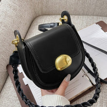Load image into Gallery viewer, Retro Simple Small Saddle  Bag Fashion PU Leather Women's