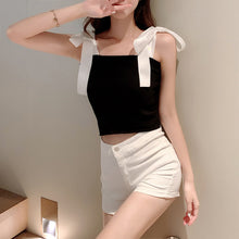 Load image into Gallery viewer, Ribbon Bow Sling Blouse Summer New Style