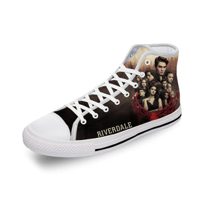 Riverdale South Side Serpents White Cloth Fashion 3d Print High Top