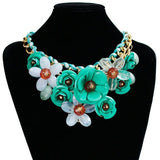 Fresh Colorful Short Fashion Necklace