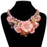 Fresh Colorful Short Fashion Necklace