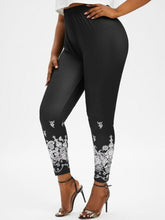 Load image into Gallery viewer, Floral Paisley Print Leggings Women Fashion