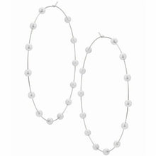 Load image into Gallery viewer, Round Earrings Pearl Big Circle Earrings Trend Fashion