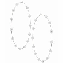 Load image into Gallery viewer, Round Earrings Pearl Big Circle Earrings Trend Fashion