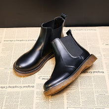Load image into Gallery viewer, Round Toe Lady Boots Clogs Platform Flat Heel