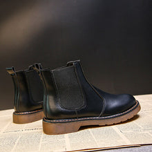 Load image into Gallery viewer, Round Toe Lady Boots Clogs Platform Flat Heel