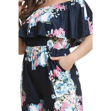 Load image into Gallery viewer, Ruffle Off Shoulder Sleeveless Jumpsuits Women Loose Bodysuit Lady - Sophornlilly