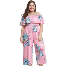 Load image into Gallery viewer, Ruffle Off Shoulder Sleeveless Jumpsuits Women Loose Bodysuit Lady - Sophornlilly