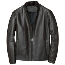 Load image into Gallery viewer, Cowhide Coat For Men Business Casual Genuine