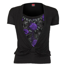 Load image into Gallery viewer, THE WATCHERS - Allover 2in1 Gathered Knot Short Sleeve