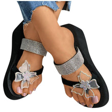 Load image into Gallery viewer, SAGACE European style Beach shoes Leisure Slope Heel Bow Slippers - Sophornlilly