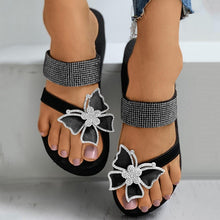Load image into Gallery viewer, SAGACE European style Beach shoes Leisure Slope Heel Bow Slippers - Sophornlilly