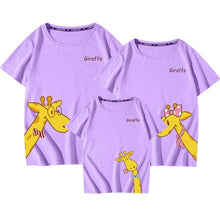 Load image into Gallery viewer, Dad and Son Matching Clothes Animal Giraffe Matching Family