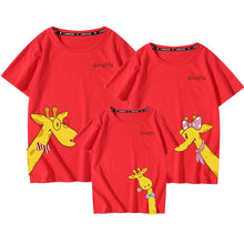 Load image into Gallery viewer, Dad and Son Matching Clothes Animal Giraffe Matching Family