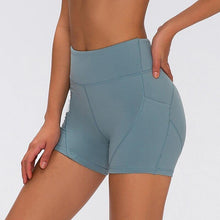 Load image into Gallery viewer, Anti sweat Plain Sport Athletic Shorts Women High Waisted - Sophornlilly
