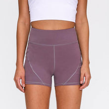 Load image into Gallery viewer, Anti sweat Plain Sport Athletic Shorts Women High Waisted - Sophornlilly