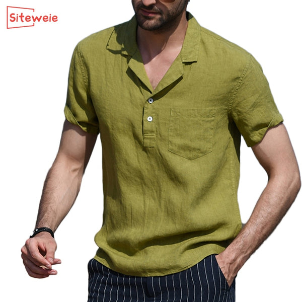 Men's T Shirts Summer Casual Beach Holiday Short Sleeve Men